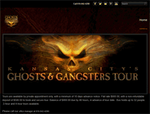 Tablet Screenshot of kcghostsandgangsterstour.com